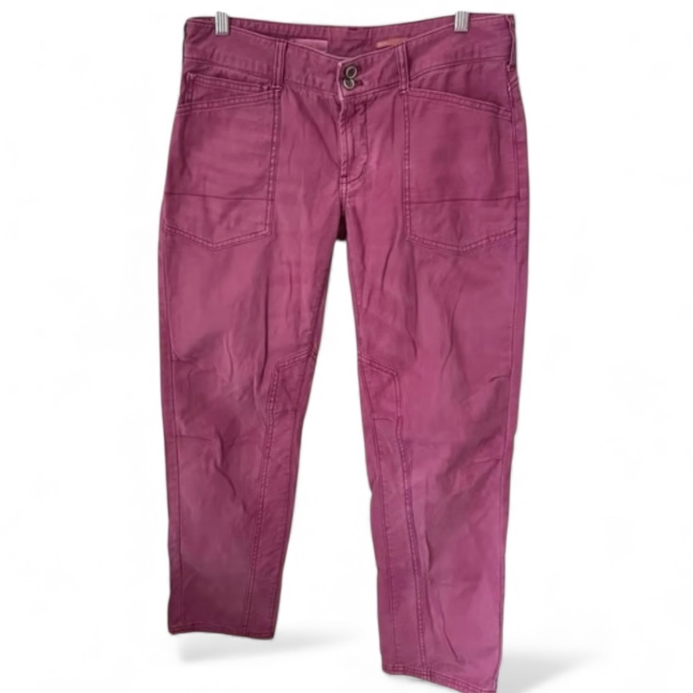 Women’s Magenta Utility Jeans